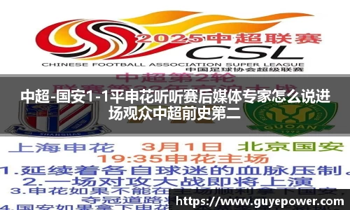 中超-国安1-1平申花听听赛后媒体专家怎么说进场观众中超前史第二
